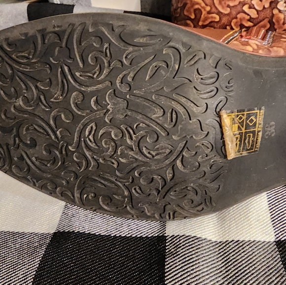 Spring Step L'Artiste bootie size 5.5 brown and mix colors - Picture 8 of 17